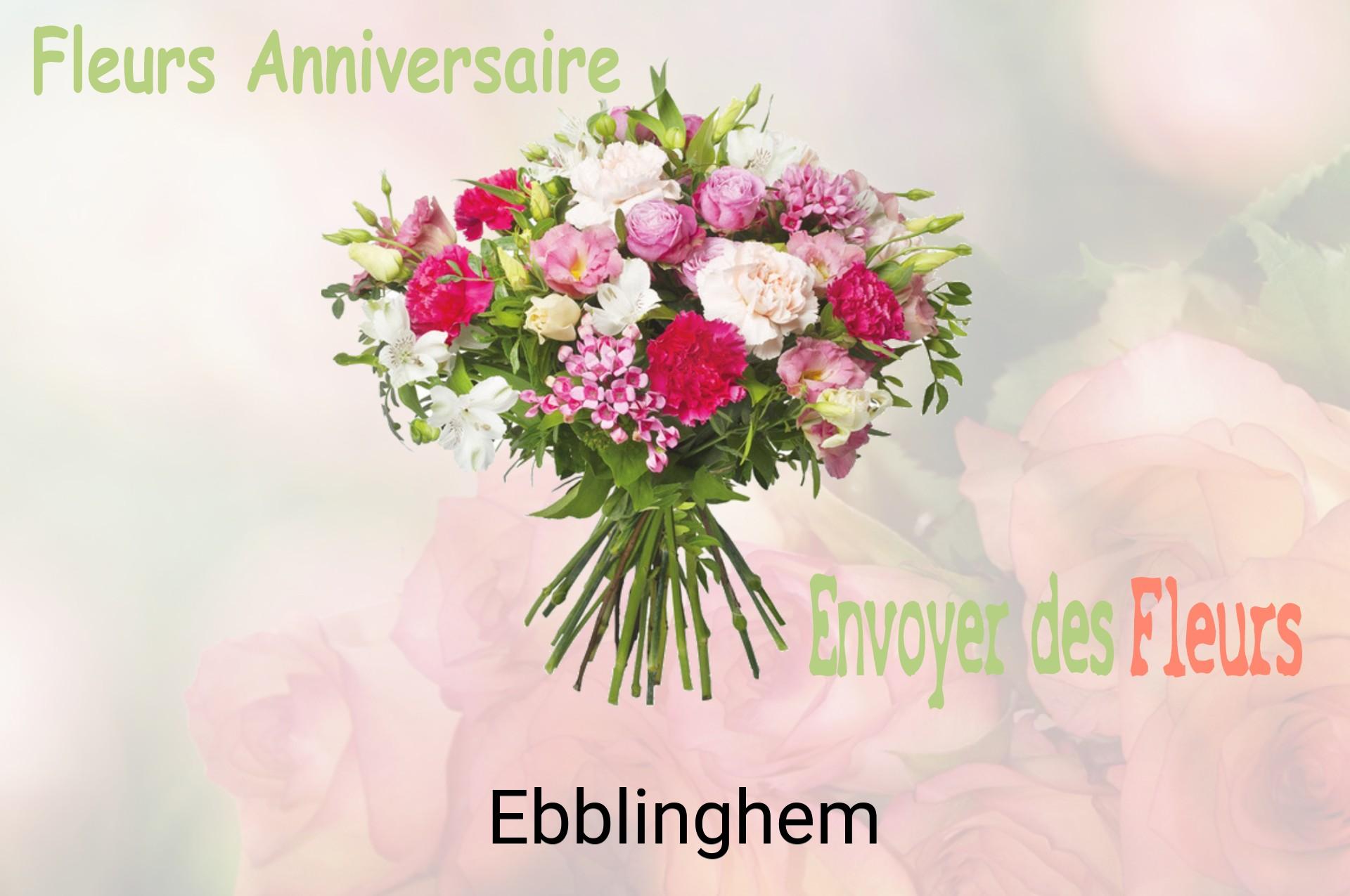Bouquet de fleurs d’anniversaire livré à Ebblinghem